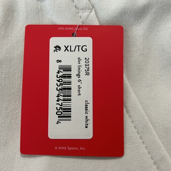 NWT SPANX Silver Lining 6” Short Classic White Women’s XS and S, M - Picture 13 of 13